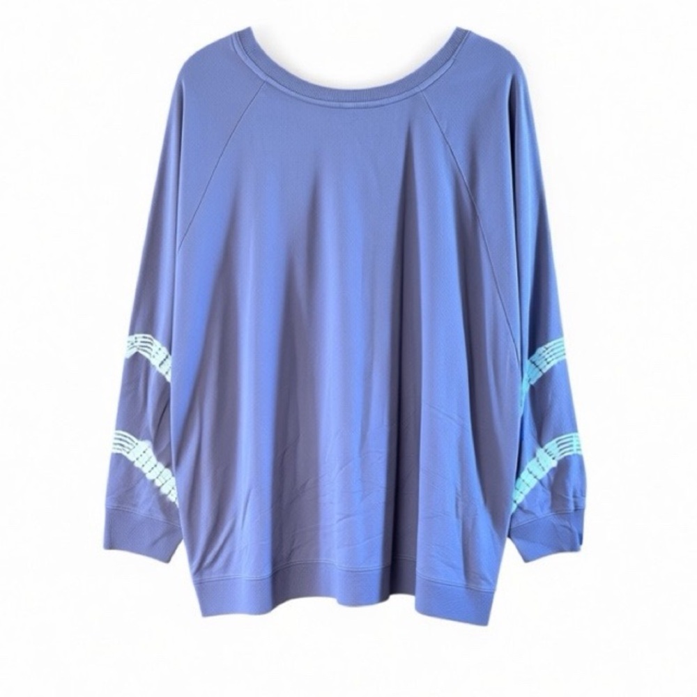 Torrid‎ Active French Terry Purple Tie Dye Sweatshirt - Picture 3 of 7